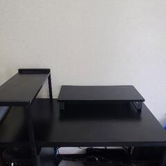 デスク+パソコンスタンド