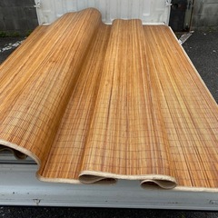 籐ラグマットの画像