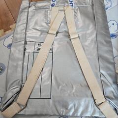 お値下中！昭和レトロ 未使用 防火袋 防火頭巾の画像