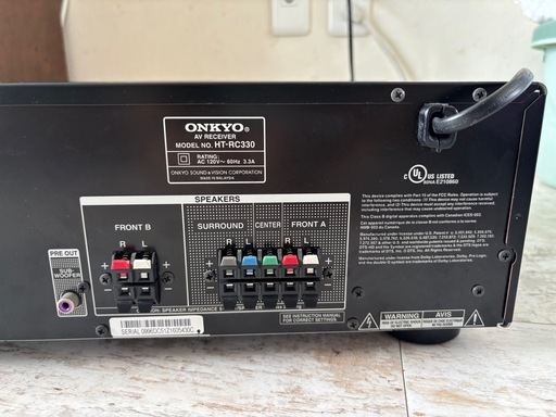 Onkyo AV レシーバー HT-RC330