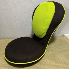 美姿勢座椅子  メッシュグリーン ストレッチ座椅子