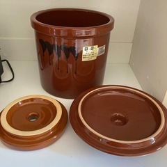 値下げしました！味噌作り陶器　紅星窯3号　美品