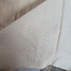 昭和レトロ 中古品 訳あり 帯 オレンジ 花の画像