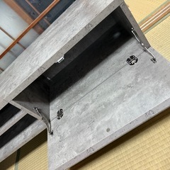 RASIK テレビ台 55型 対応 180cm幅 ストーングレー ローボードの画像