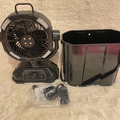 🌟新品🌟　扇風機 加湿器 加湿扇風機 ポータブル扇風機 アウトドア LEDの画像
