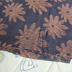 昭和レトロ 中古品 着物 薄手？ 花柄の画像