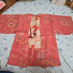 昭和レトロ 中古品 子供用？着物 羽織 小さめの画像