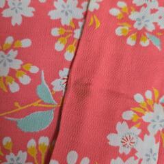 昭和レトロ 中古品 子供用？着物 ピンク の画像