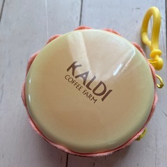 カルディ　チョコレート缶　空缶　ハンバーガー　コインケース　小物入れの画像