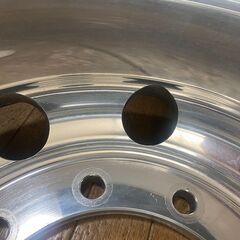 ALCOA アルミホイール　２本セット　日本製　22.5×8.25　T-DOT　中古品の画像