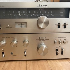 TRIO KT-3300 AM-FMラジオチューナー KA-3300アンプセット(通電確認済)