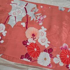 昭和レトロ 中古品 着物 ピンク の画像