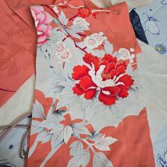 昭和レトロ 中古品 着物 ピンク の画像