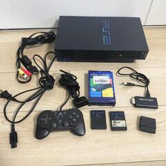 動作確認済！HDMI変換器付！高画質！プレステ2本体+電源コード...