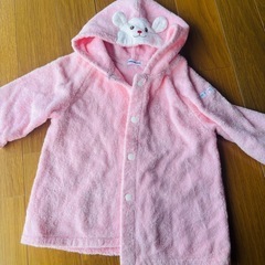 ミキハウス　お風呂上がりバスローブ　水泳タオル