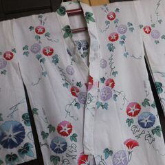 子供浴衣★朝顔柄の画像