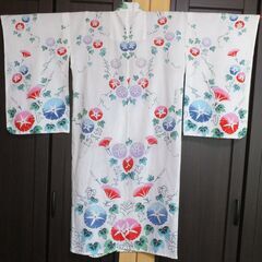 子供浴衣★朝顔柄の画像