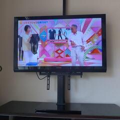 テレビ(東芝REGZA)、テレビ台付き