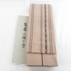 角帯 綿100％ 綿角帯 日本製 献上柄 くすみピンク×濃茶色 ...