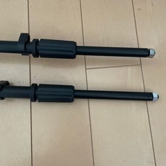 楽器スタンド・マイクスタンド？・楽譜スタンド？・折りたたみ式 DIY コンパクト 収納 2本セットの画像