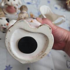 【売約済】昭和レトロ 中古品 置物 花瓶 貯金箱等の画像