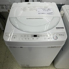 リユースのサカイ東金店 SHARP 洗濯機 18年製 6.0kg...