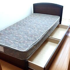 大塚家具　シングルベッド＋マット　差し上げます　取りに来られる方