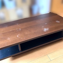 ダークブラウン ローテーブル