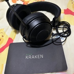 Razer Kraken Black ゲーミングヘッドセットの画像