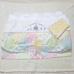 【 西松屋 】未使用 ベビー掛け布団2枚 掛けシーツ 枕 枕カバー の画像