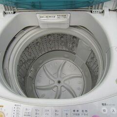 TOSHIBA 東芝　電気洗濯機　容量６ｋｇ　１００Ｖ　通電動作確認済みの画像