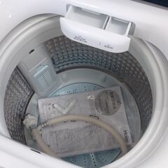 Haier 全自動洗濯機 ステンレス槽 4.5kg  JW-U45HK　2022年製　取扱説明書付きの画像