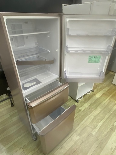 三菱 335L冷凍冷蔵庫:2017年製【リサイクルフカツ岡崎倉庫店】250618NA-1