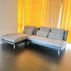 【美品】ニトリ★カウチソファー★３人掛け￥99990→￥35000の画像