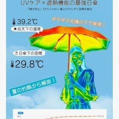 日傘　雨晴兼用　折りたたみ傘　新品未使用の画像