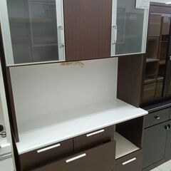 ★ジモティ割あり★  レンジボード ダークブラウン H180×D...
