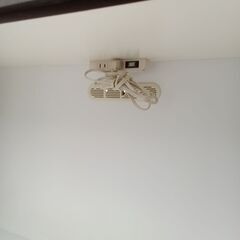 ★ジモティ割あり★  レンジボード ダークブラウン H180×D45×W117 クリーニング済み HJ6828の画像
