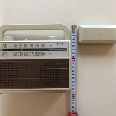 耳元スピーカー　　　FMAMラジオ付きの画像