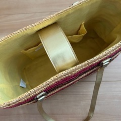 カゴバッグ　大容量　美品の画像