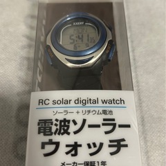 新品未使用・ソーラーウォッチ