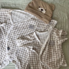 ベビー服　肌着6着&帽子