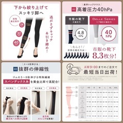 1着1,500円✨ベルシリーズリブ圧着スパッツ残り2色の画像