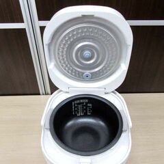 美品 SHARP 3合炊き マイコンジャー炊飯器 2018年製 KS-C5L ホワイト系 単身 一人暮らし キッチン家電 炊飯ジャー シャープ 苫小牧西店の画像
