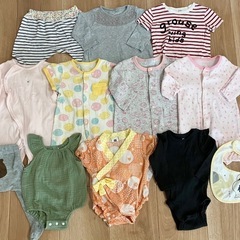 女の子🐱🐰🧸 新生児〜子供服 50~70センチ