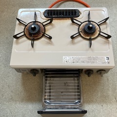 K2506-198 Rinnai ガステーブル KG34NBEL LPガス用 キズ汚れ有り 2020年製 動作確認済みの画像