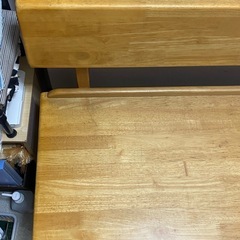 木製シンプル長椅子
の画像