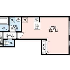 新築1R、安心の設備と便利な立地。