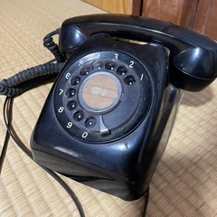 黒電話 昭和レトロ 電話機 インテリアに！