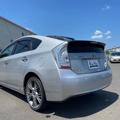 総額65万円 トヨタ プリウスPHV S 車検2年 7万キロ台 プッシュスタート シートヒーター ステアリングヒーター ナビ フルセグ Bluetoothオーディオ バックカメラ ETCの画像