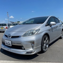 総額65万円 トヨタ プリウスPHV S 車検2年 7万キロ台 プッシュスタート シートヒーター ステアリングヒーター ナビ フルセグ Bluetoothオーディオ バックカメラ ETCの画像